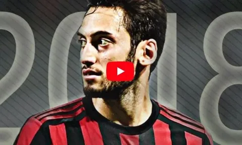 Những pha xử lý rất hay của Hakan Calhanoglu mùa 2017/18