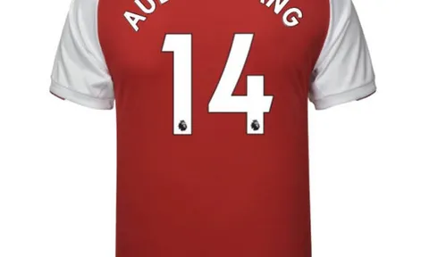 Những số áo Aubameyang có thể mặc khi gia nhập Asenal