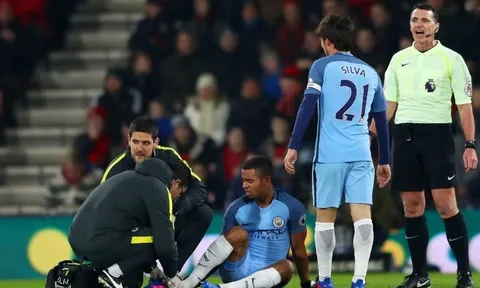 Nóng: Man City mất Gabriel Jesus đến cuối mùa