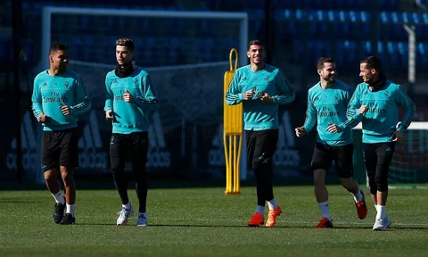 Nụ cười đã trở lại trên sân tập Real Madrid