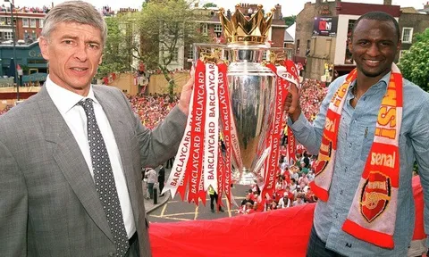 Patrick Vieira chưa muốn về dẫn dắt Arsenal vì tôn trọng Wenger