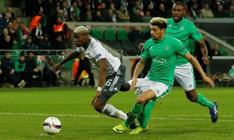 Paul Pogba thể hiện ra sao trước Saint-Etienne?