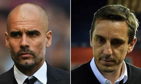 Pep Guardiola tấn công Gary Neville: Làm HLV không dễ....