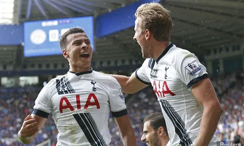 Pha ăn mừng độc đáo của Harry Kane và Dele Alli