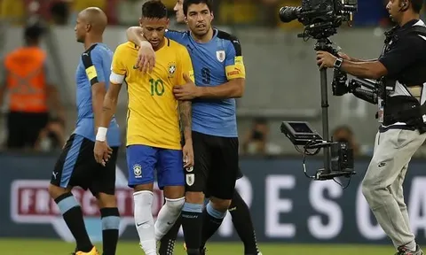 Pha lốp bóng tinh tế của Neymar giúp Brazil hạ Uruguay