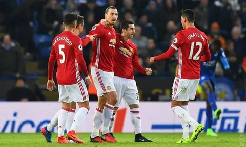 Phá lưới Leicester, Ibrahimovic lập kỷ lục khó tin