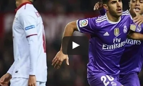 Pha solo ghi bàn từ sân nhà của Marco Asensio vs Sevilla