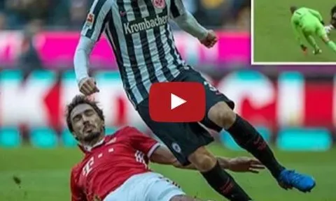 Pha tắc bóng đỉnh cao gúp Mats Hummels được đưa 'lên mây' vs Frankfurt