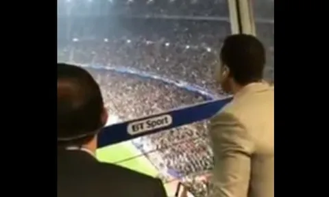 Phản ứng của Ferdinand trước bàn thắng của Messi vào lưới Chelsea