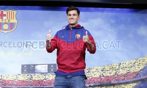 Philippe Coutinho tươi như hoa trong ngày ra mắt Barcelona