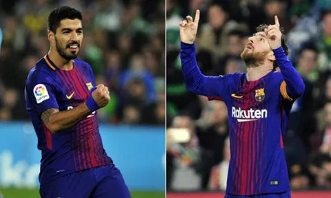 Phong độ ghi bàn của Messi và Suarez khủng khiếp đến mức nào