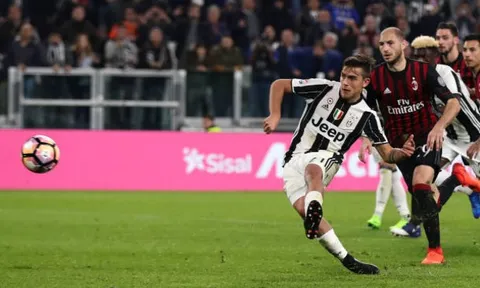 Phút 90+7, Juventus hạ Milan bằng một quả 11m