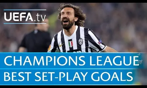 Pirlo, Gerrard và 5 pha đá phạt đẹp nhất Champions League