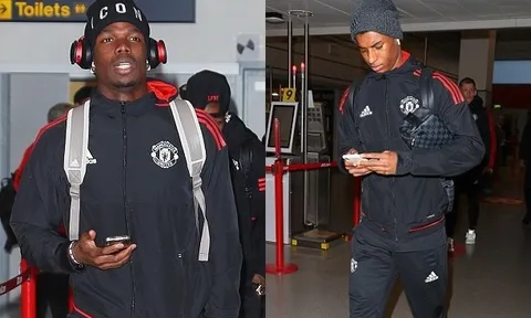 Pogba rạng rỡ cùng Man Utd sang Tây Ban Nha