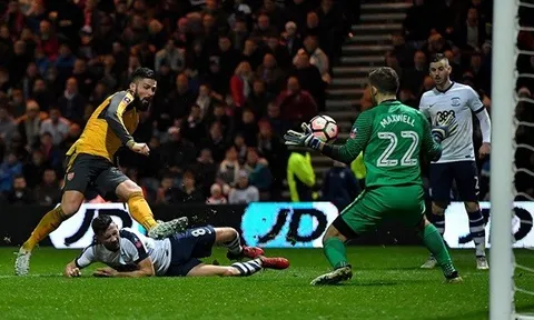 Preston 1-2 Arsenal (Vòng 3 FA Cup)