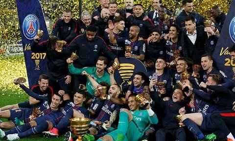 Chùm ảnh: Cavani - Di Maria rực sáng, PSG chinh phục danh hiệu đầu tiên