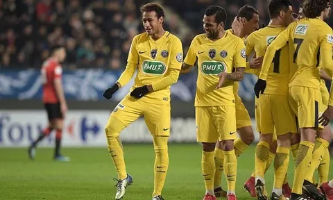 PSG hủy diệt Rennes bằng 3 cú đúp