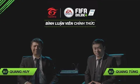 Màn tái ngộ cực hoành tráng của bộ đôi BLV Quang Huy và Quang Tùng trong FIFA Online 4