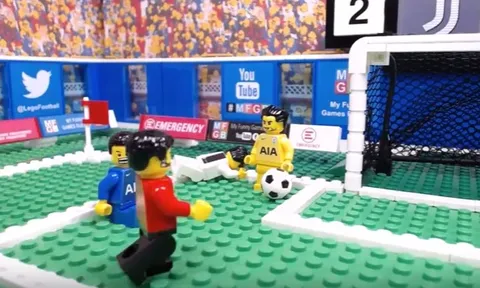 Quả Penalty oan nghiệt của Higuain được mô phỏng theo phong cách lego