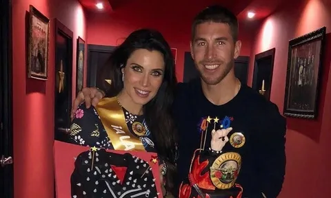 Ramos mừng sinh nhật bồ già bằng bánh kem độc lạ