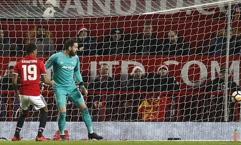Rashford thất thần, nhìn bóng hai lần đập cột dọc