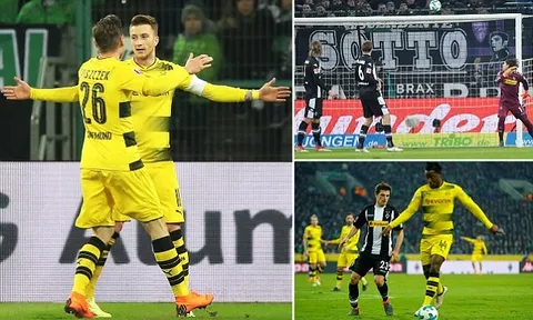 Reus ghi bàn, Dortmund tiếp tục bay cao ở Bundesliga