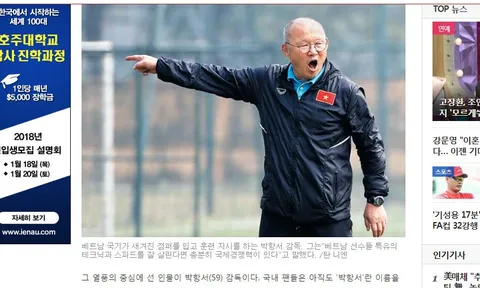 U23 Việt Nam "nóng" trên các báo Hàn Quốc