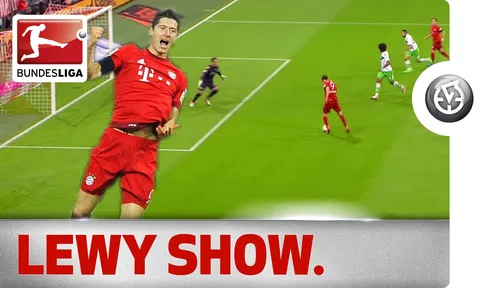 Robert Lewandowski ghi 5 bàn/9 phút cực đỉnh