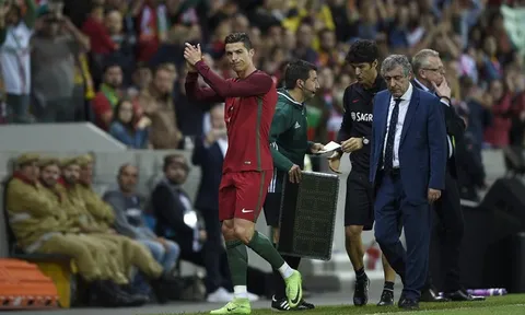 Rời sân phút 60, Ronaldo bất lực nhìn đội nhà thất bại