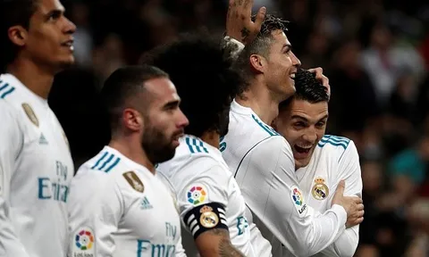 Ronaldo lập poker trong trận cầu có 9 bàn thắng với Girona