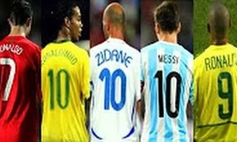 Ronaldo, Zidane và các siêu sao - Những kiểu đi bóng đặc trưng