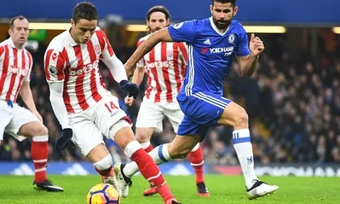 Rượt đuổi kịch tính, Chelsea nhọc nhằn đánh bại Stoke trên sân nhà