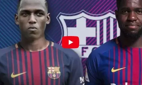 Samuel Umtiti và Yerry Mina - bức tường thép của Barcelona