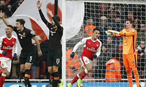 Sanchez lại đóng vai người hùng, Arsenal giành trọn 3 điểm trước Hull