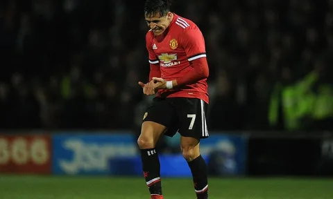 Sanchez tiếc đứt ruột khi bỏ lỡ cơ hội ghi bàn ra mắt Man Utd