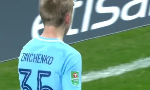 Sao trẻ Man City, Zinchenko thể hiện thế nào trước Bristol City