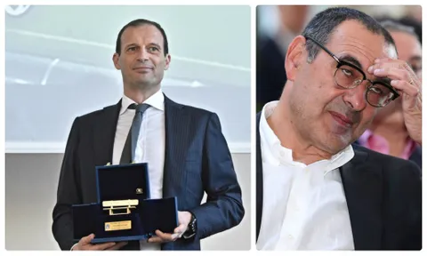 Sarri ngán ngẩm khi để tuột 'Chiếc ghế vàng' vào tay Allegri