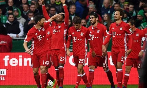 Sau vòng 18 Bundesliga: Bayern thắng nhọc; Dortmund "chết" vì chủ quan