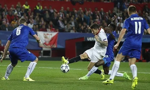 Sevilla 2-1 Leicester (Vòng 16 đội Champions League)