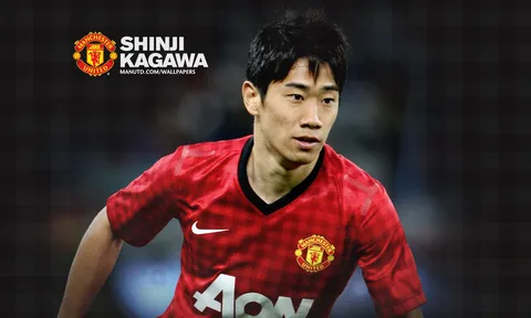 Shinji Kagawa khi còn khoác áo Man Utd