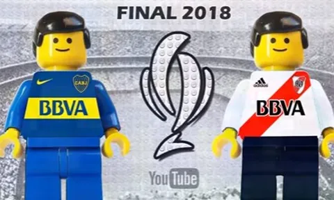 Siêu kinh điển giữa Boca và River Plate theo phong cách lego