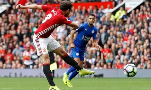 Siêu phẩm phối hợp ghi bàn của Juan Mata vs Leicester City