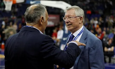 Sir Alex, Hazard, Bruyne và dàn sao Ngoại hạng Anh háo hức đi xem bóng rổ