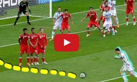 So sánh khả năng đá phạt của Cristiano Ronaldo và Lionel Messi