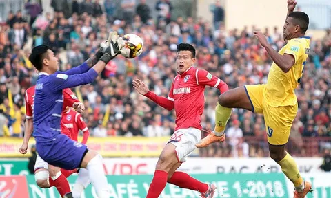 Sông Lam Nghệ An 2-2 Than Quảng Ninh (Vòng 3 V-League 2018)