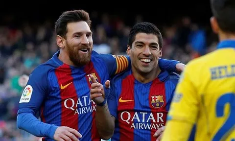 Song sát Messi - Suarez đang 'cân' cả Châu Âu