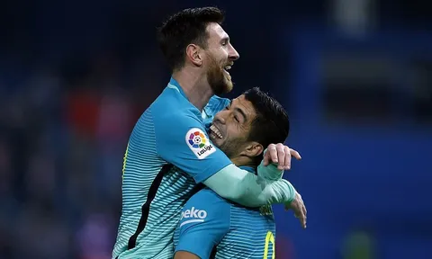 Song sát nổ súng, Barca đánh bại Atletico ngay tại Vicente Calderon