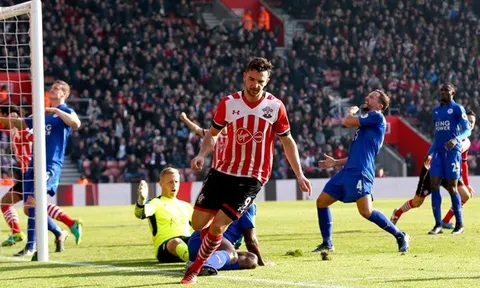 Southampton 3-0 Leicester City (Vòng 22 Ngoại hạng Anh)