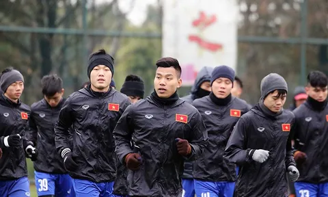 U23 Việt Nam “phòng thân”, đối phó với cái lạnh 0 độ C