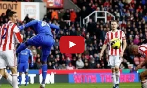 Stoke City 1-2 Chelsea (vòng 29 Ngoại hạng Anh)